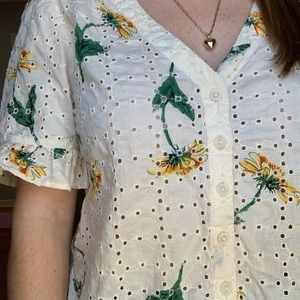 Madewell Floral Blouse